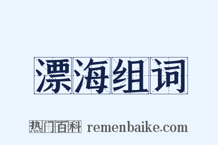 漂海组词是什么意思的图片